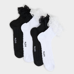 Aldo Lacefrills White Women's Socks - Socks Women|Accessories