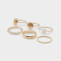 Aldo Shellchic Ice Women's Rings - Stackable rings Women|Accessories