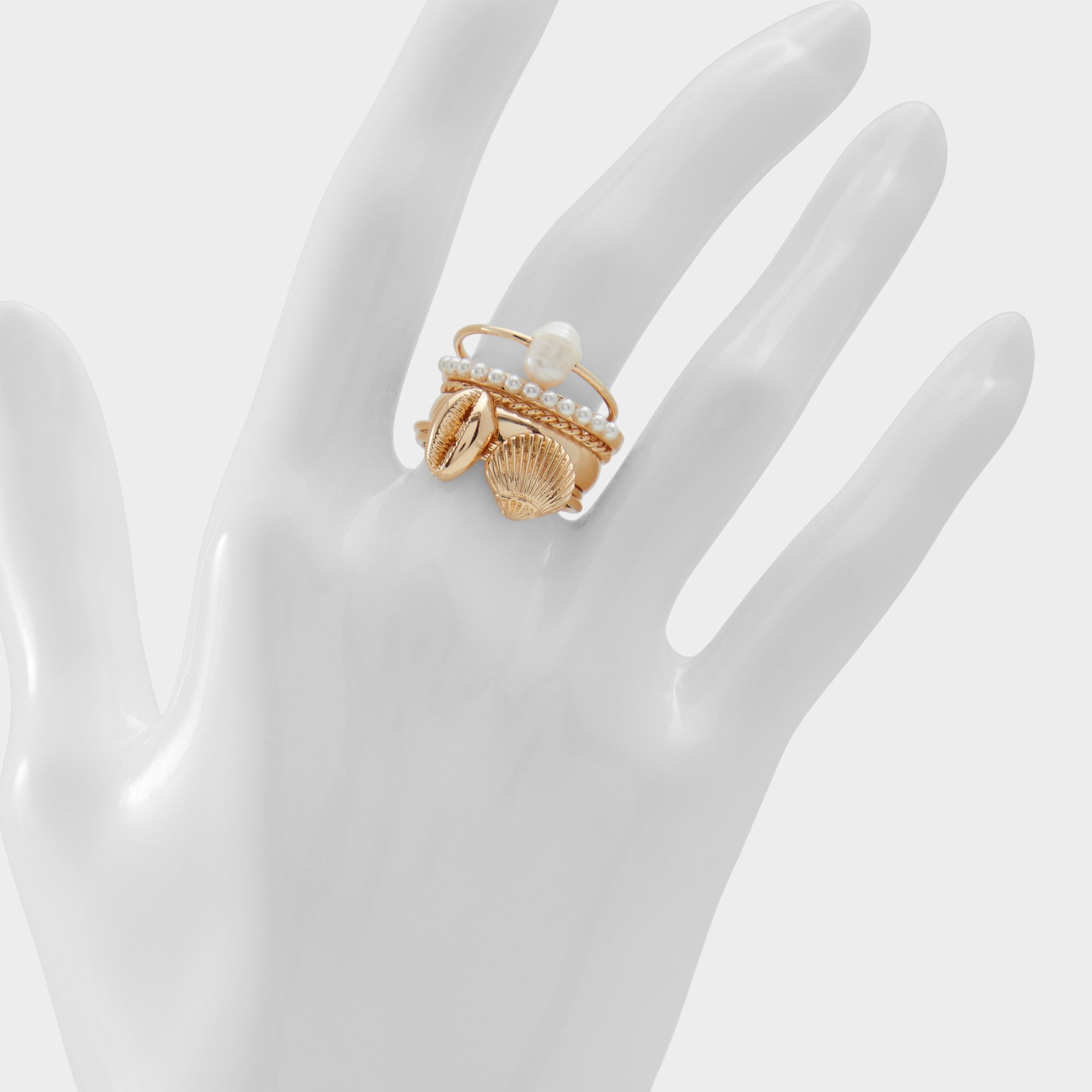 Aldo Shellchic Ice Women's Rings - Stackable rings Women|Accessories