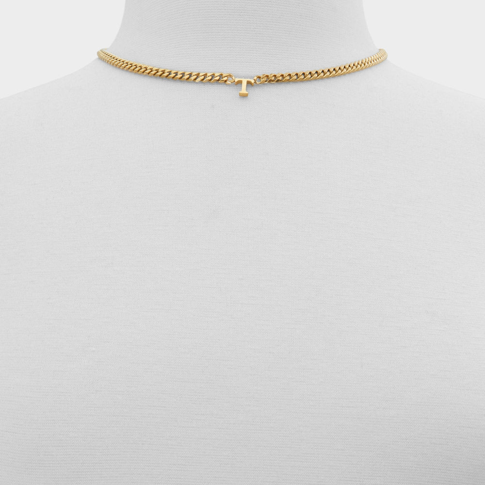 Aldo Yourletters Medium Yellow Women's Necklaces - Necklace Women|Accessories