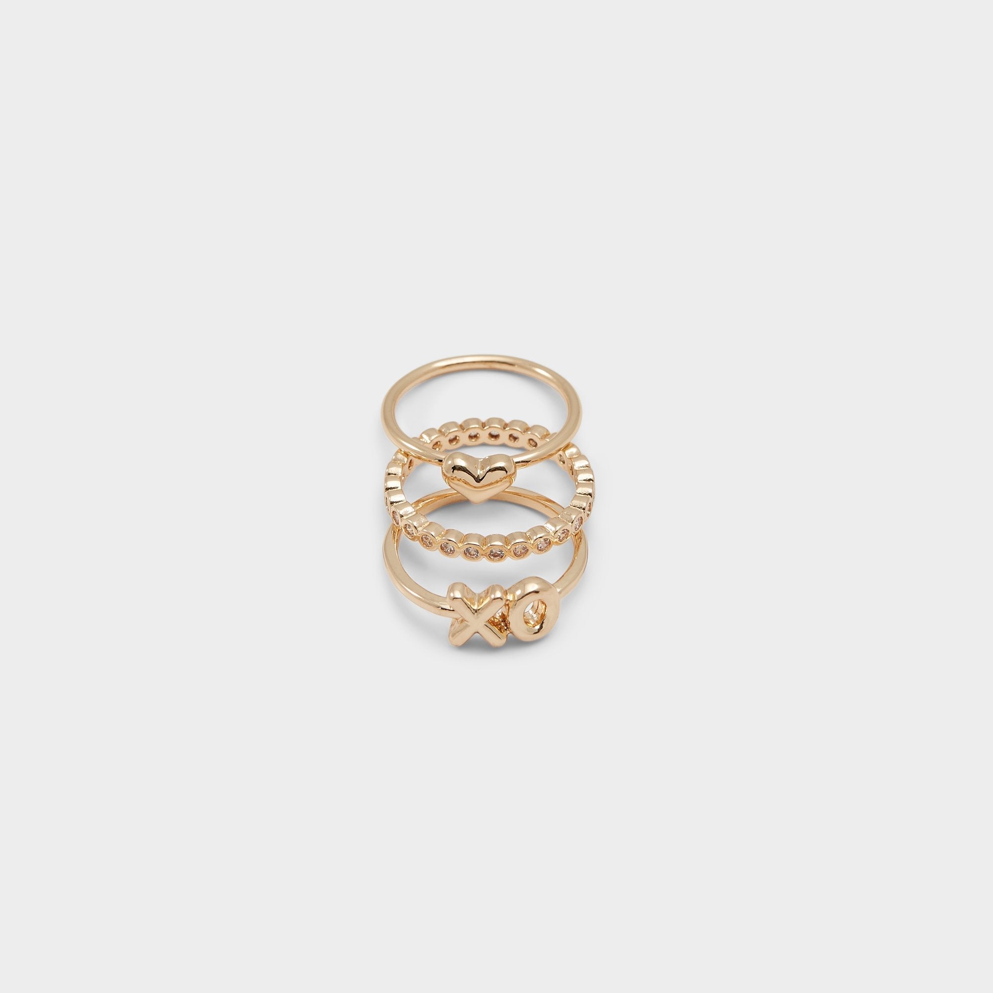 Aldo Sweetyheart Gold/Clear Multi Women's Cubic Zirconia - Ring Women|Accessories