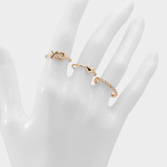 Aldo Sweetyheart Gold/Clear Multi Women's Cubic Zirconia - Ring Women|Accessories