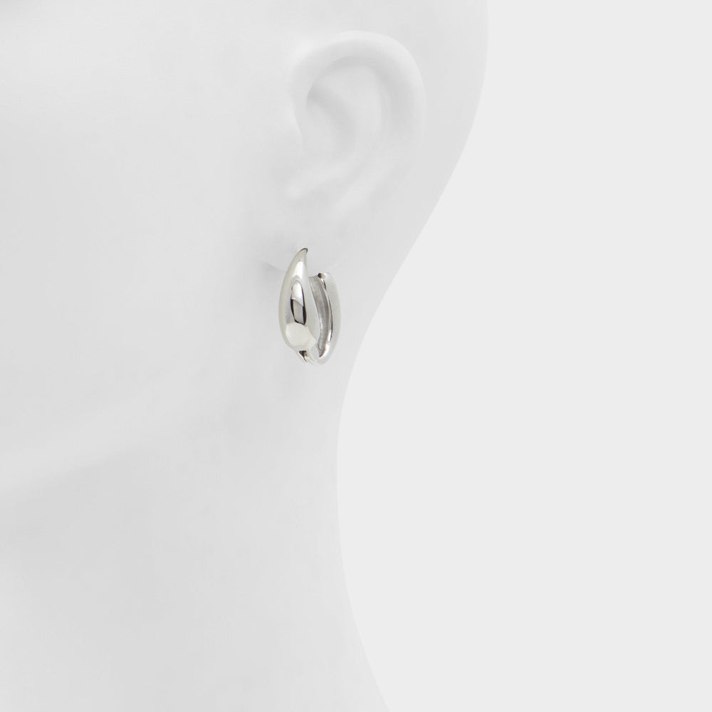 Aldo Cristyna Silver Women's Earrings - Hoop earrings Women|Accessories