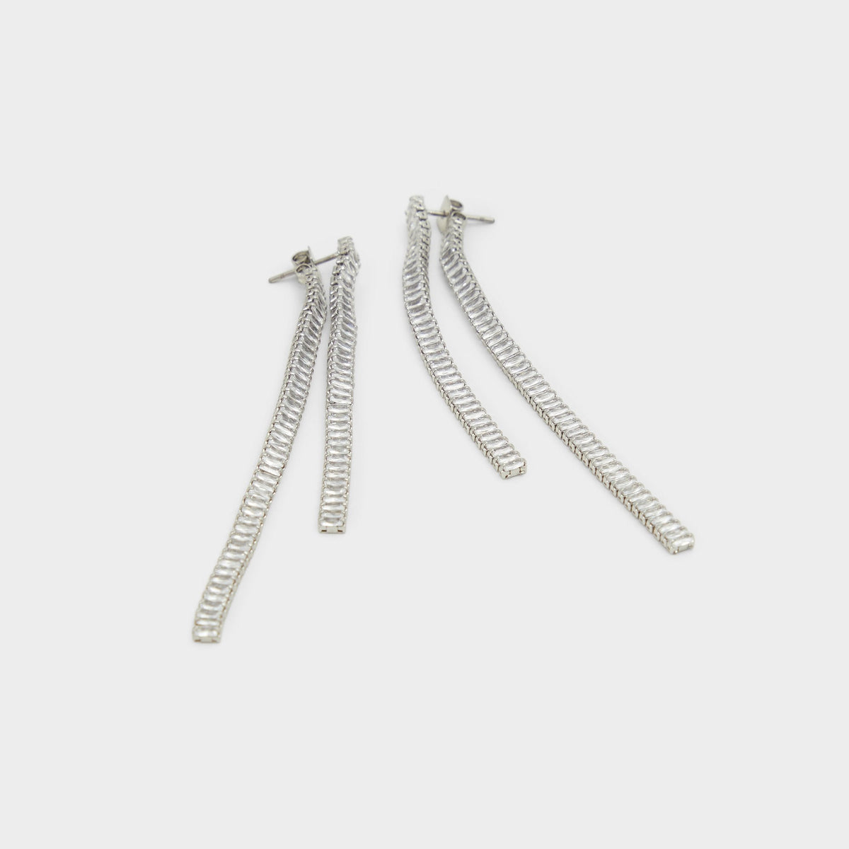Aldo Svetna Silver/Clear Multi Women's Earrings - Drop earrings Women|Accessories