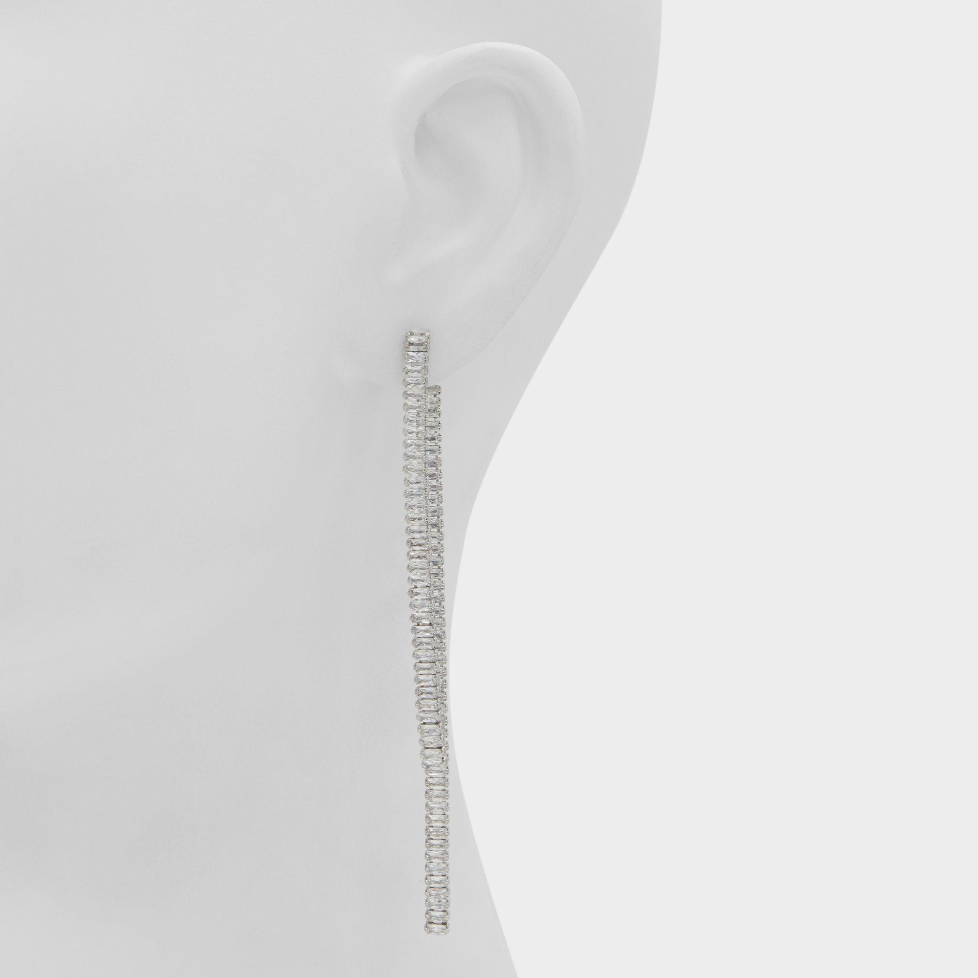 Aldo Svetna Silver/Clear Multi Women's Earrings - Drop earrings Women|Accessories