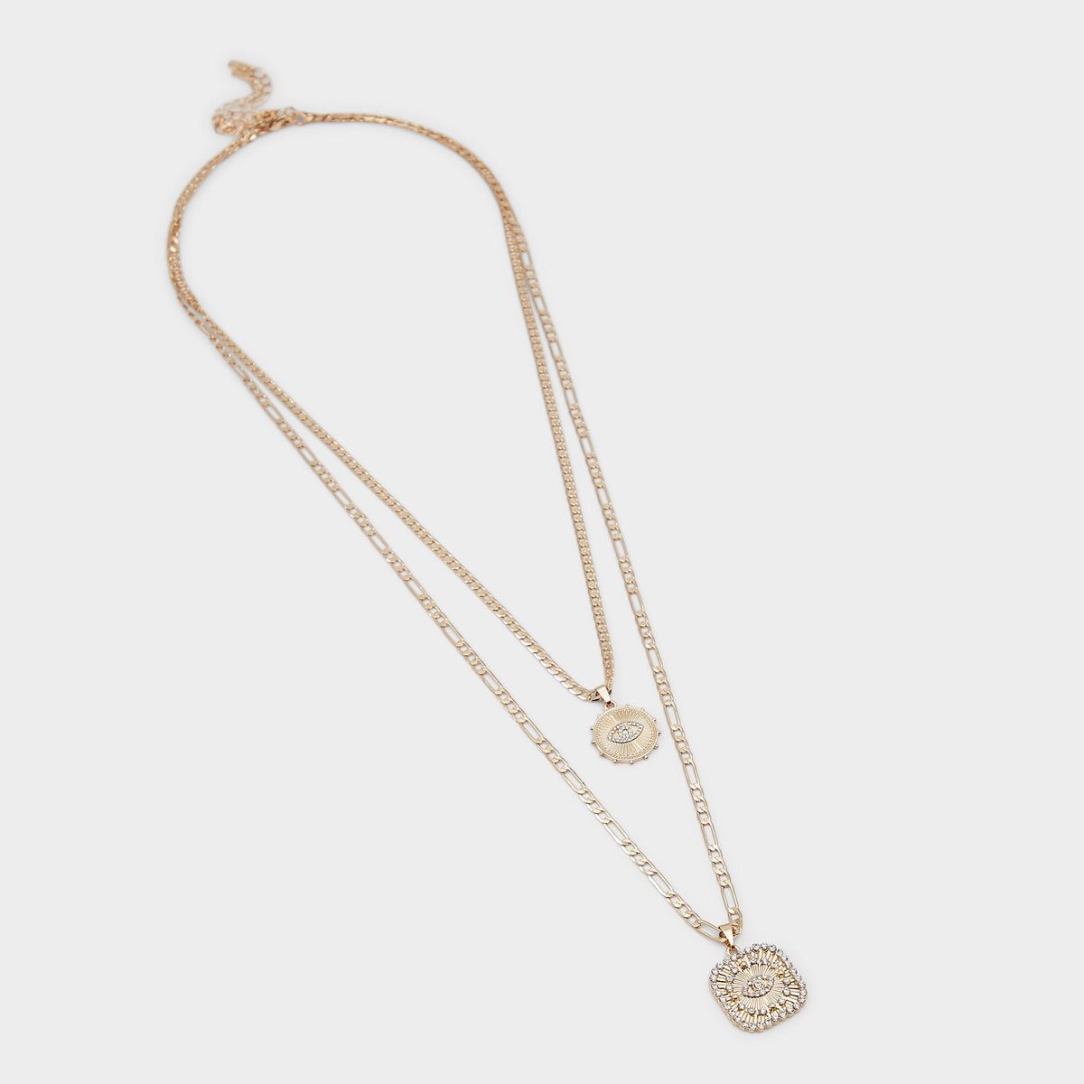 Aldo Naewin Gold/Clear Multi Women's Necklaces - Layered necklace Women