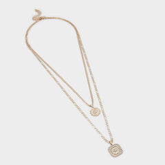 Aldo Naewin Gold/Clear Multi Women's Necklaces - Layered necklace Women