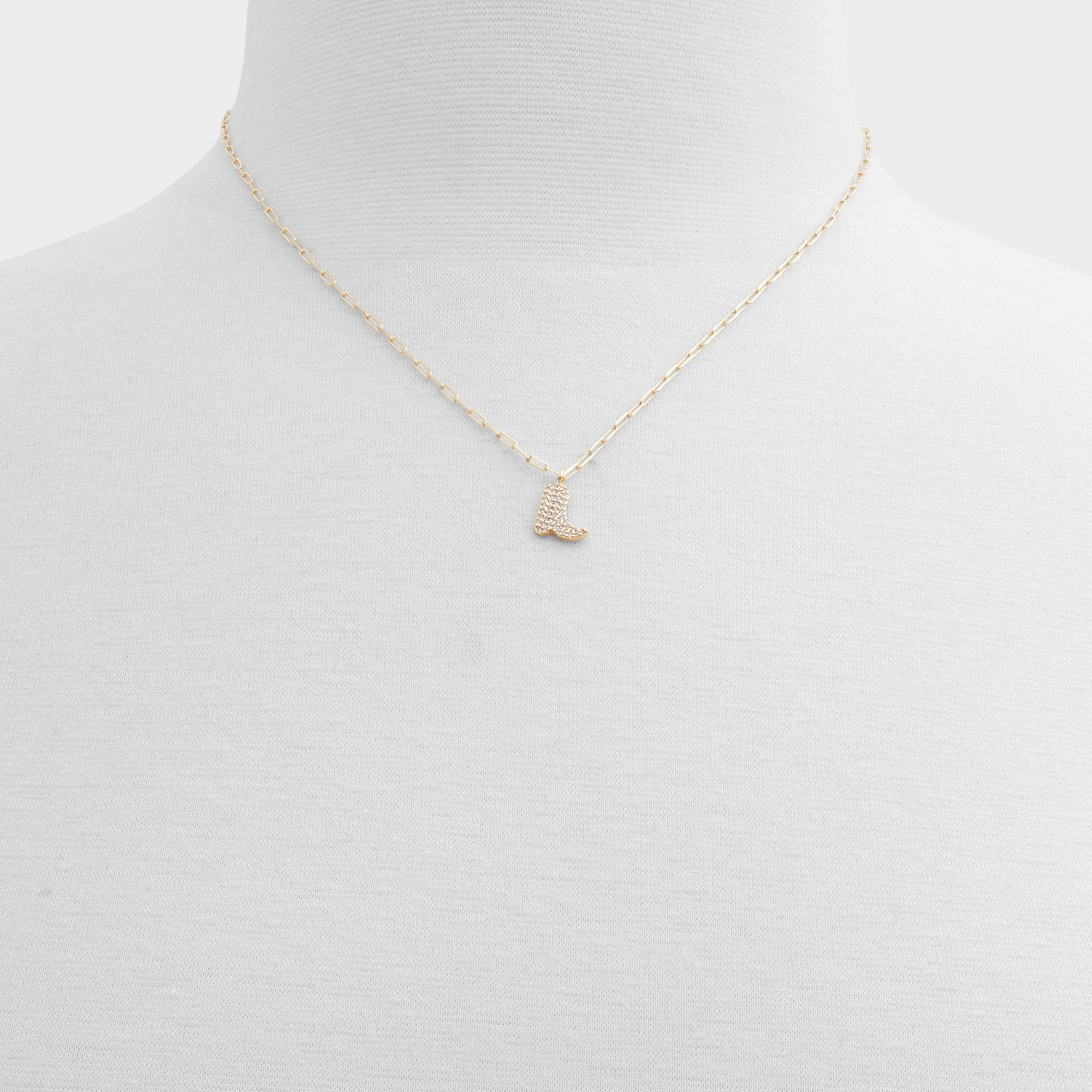 Aldo Lassolove Gold/Clear Multi Women's Necklaces - Pendant necklace Women|Accessories