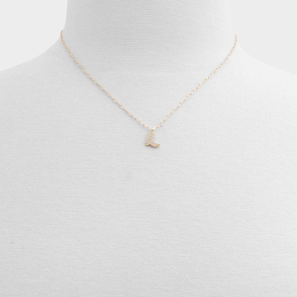 Aldo Lassolove Gold/Clear Multi Women's Necklaces - Pendant necklace Women|Accessories