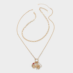 Aldo Bellari in Gold - Charm necklace Women|Accessories