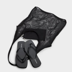 Aldo Beachready Black Women's Jelly Sandals & Flip Flops - Flip flop Women