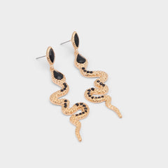 Aldo Snakes in Black Gold Multi - Chandelier earrings Women|Accessories