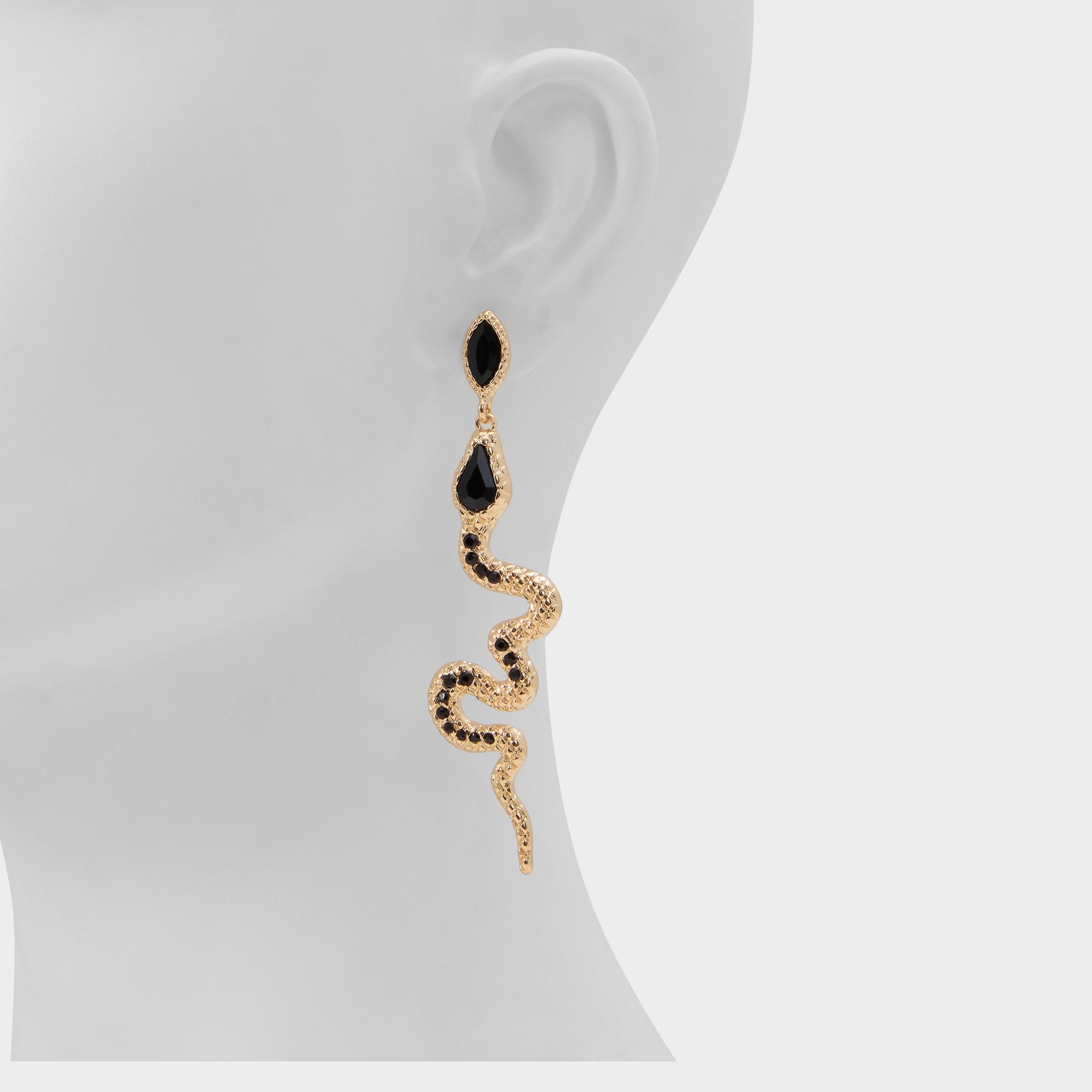 Aldo Snakes in Black Gold Multi - Chandelier earrings Women|Accessories