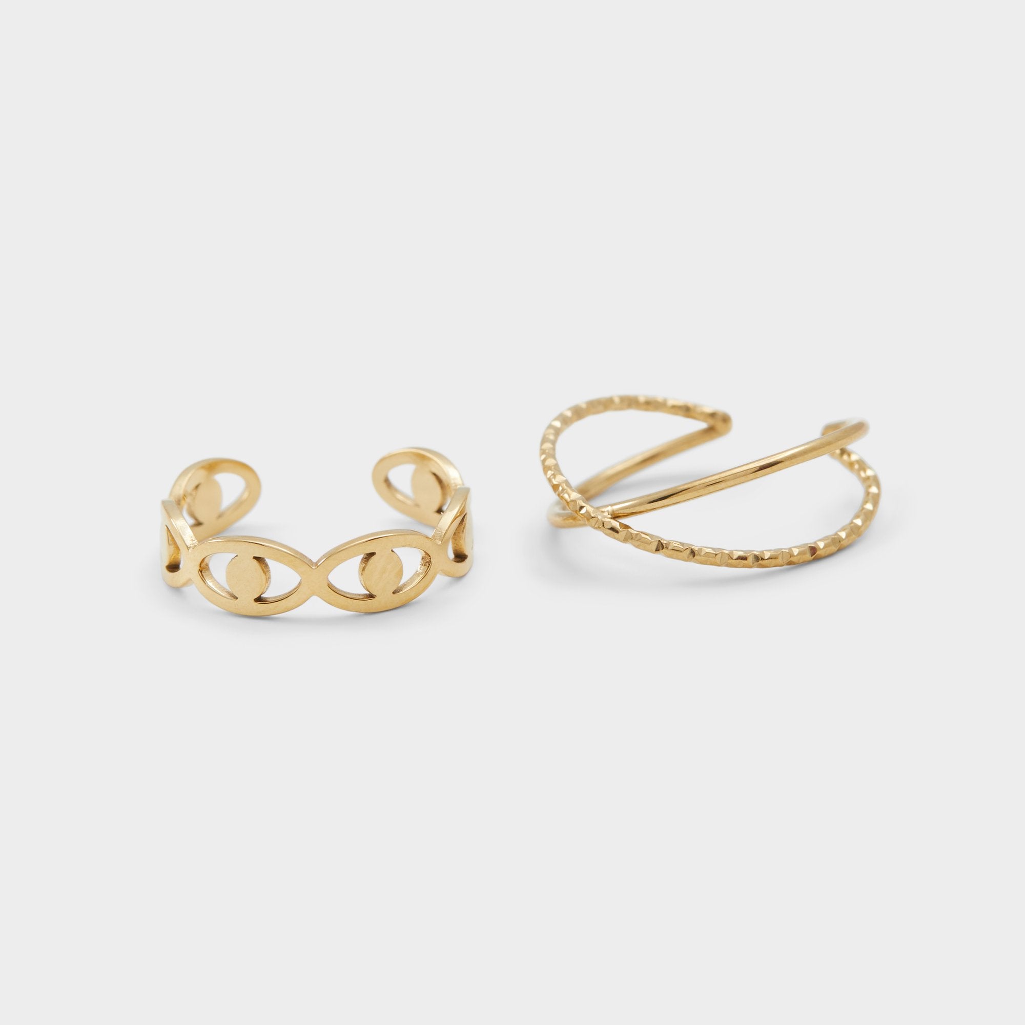 Aldo Twisted Gold Women's Stainless Steel - Toe ring Women|Accessories