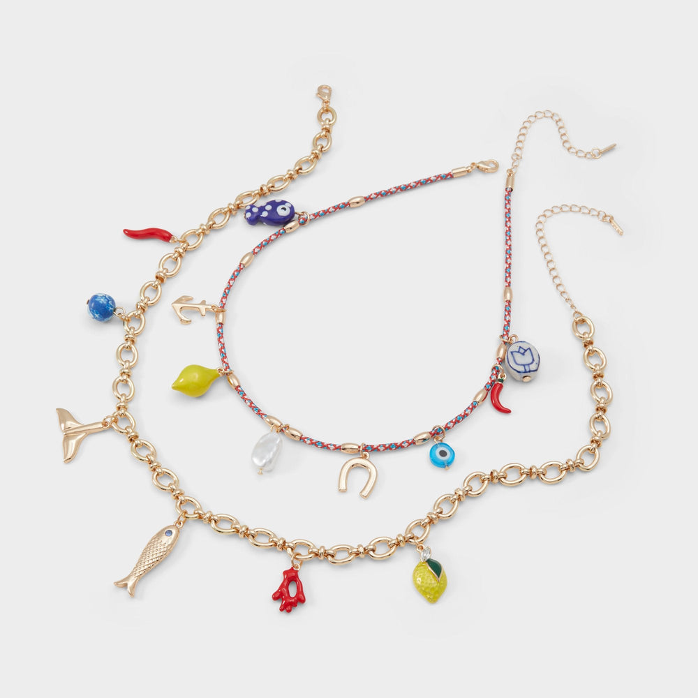 Aldo Amalfie Red Women's Necklaces - Charm necklace Women|Accessories