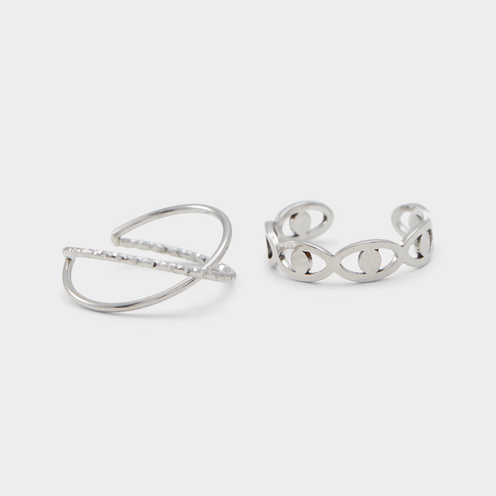 Aldo Twisted Silver Women's Rings - Toe ring Women|Accessories