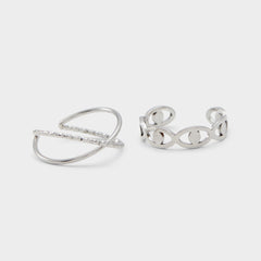 Aldo Twisted Silver Women's Rings - Toe ring Women|Accessories