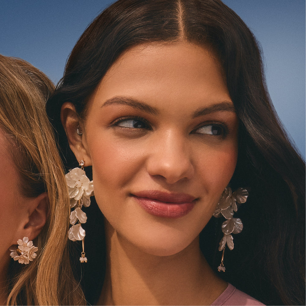 Aldo Chicfloral Ice Women's Florals - Statement earrings Women|Accessories