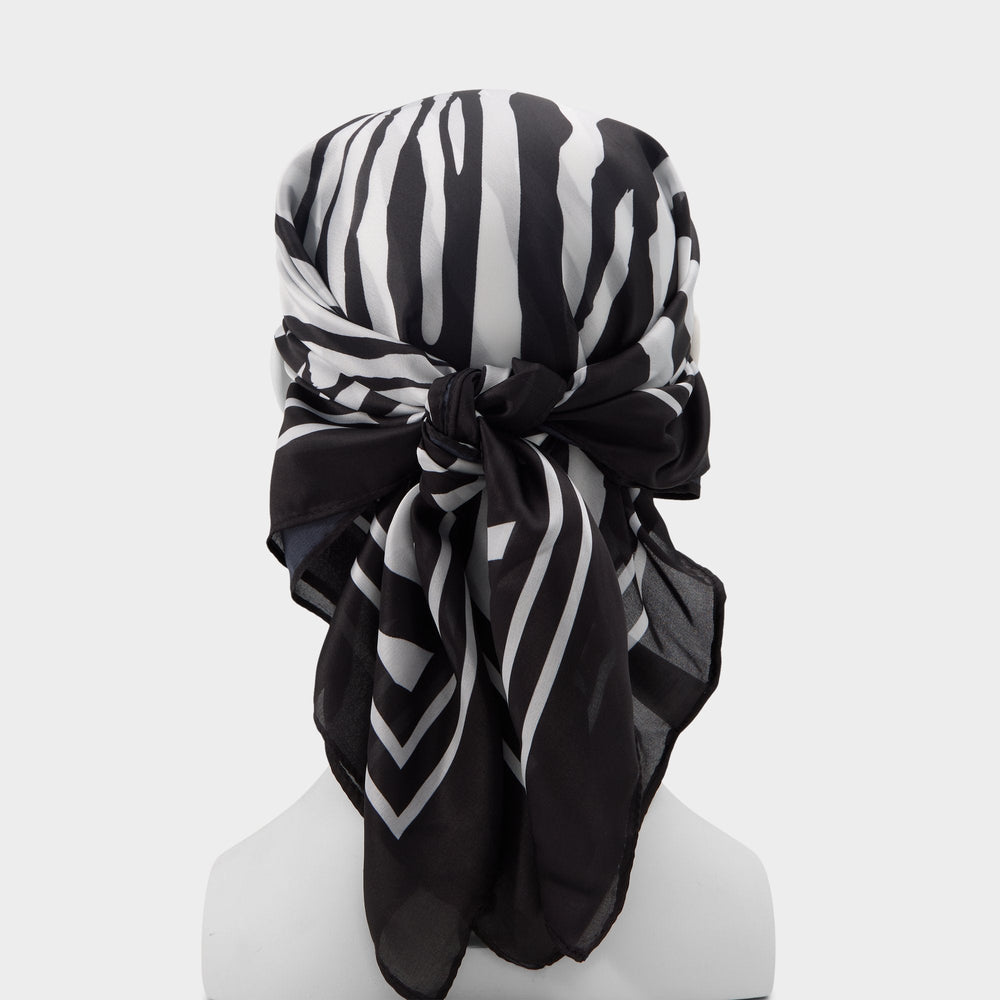 Aldo Zebria Black/White Women's Scarves - Scarf Women|Accessories