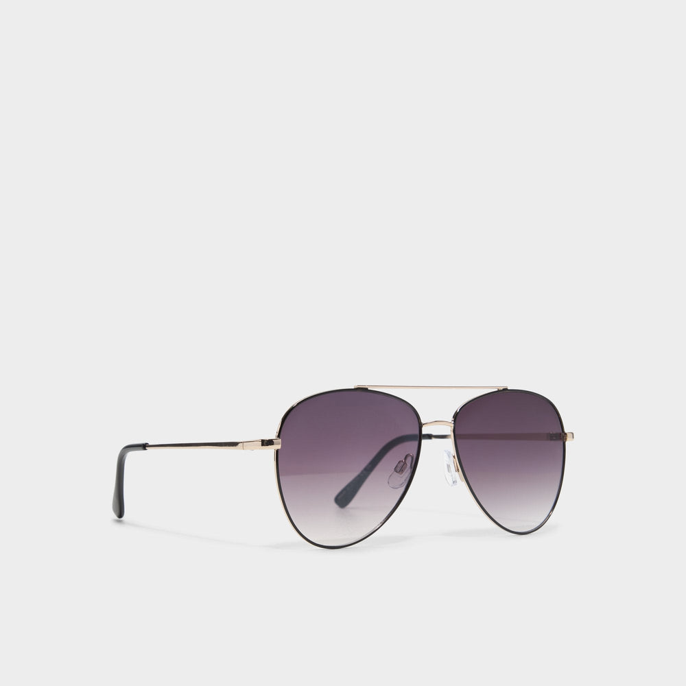Aldo Arilicanx Black/Gold Multi Women's Aviator - Aviator sunglasses Women|Accessories