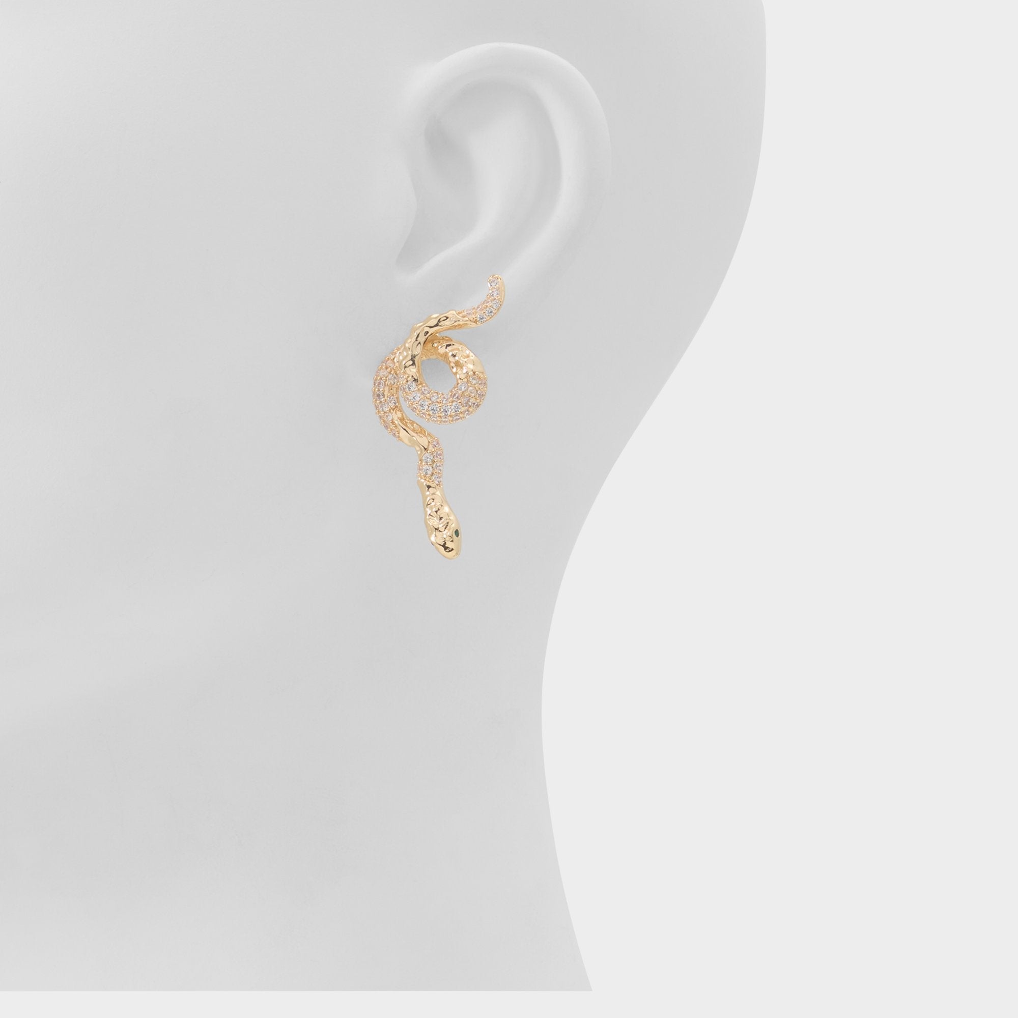Aldo Serpenta in Gold Clear Multi - Chandelier earrings Women|Accessories