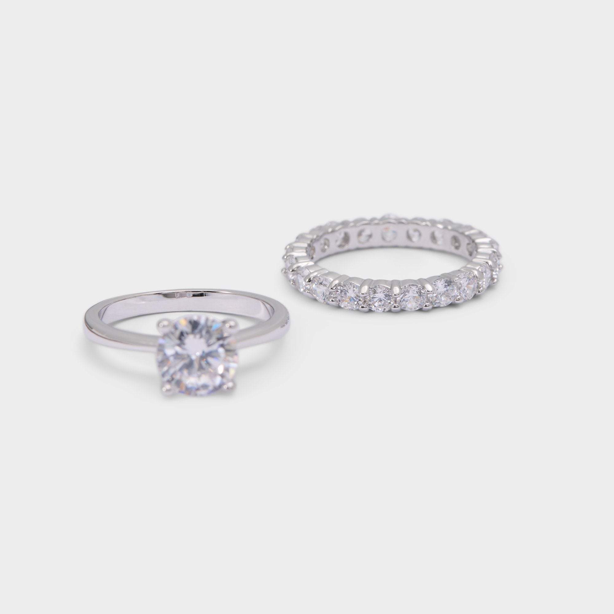 Aldo Roundsparkles in Silver Clear Multi - Ring Women|Accessories