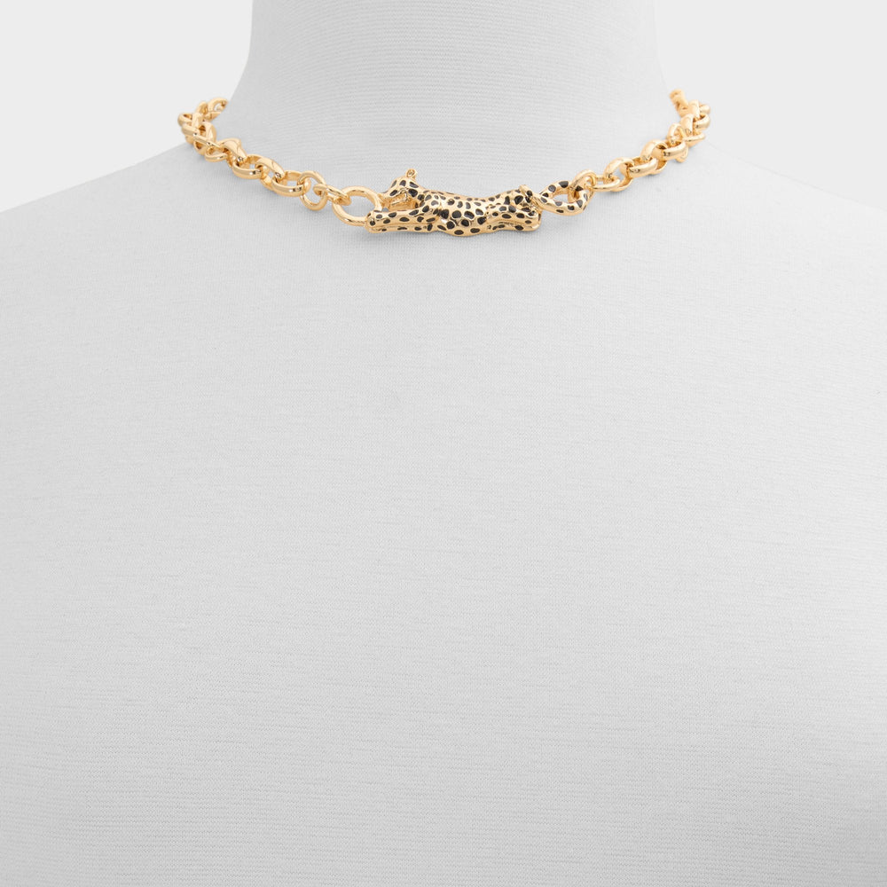 Aldo Panthere in Black Gold Multi - Pendant necklace Women|Accessories