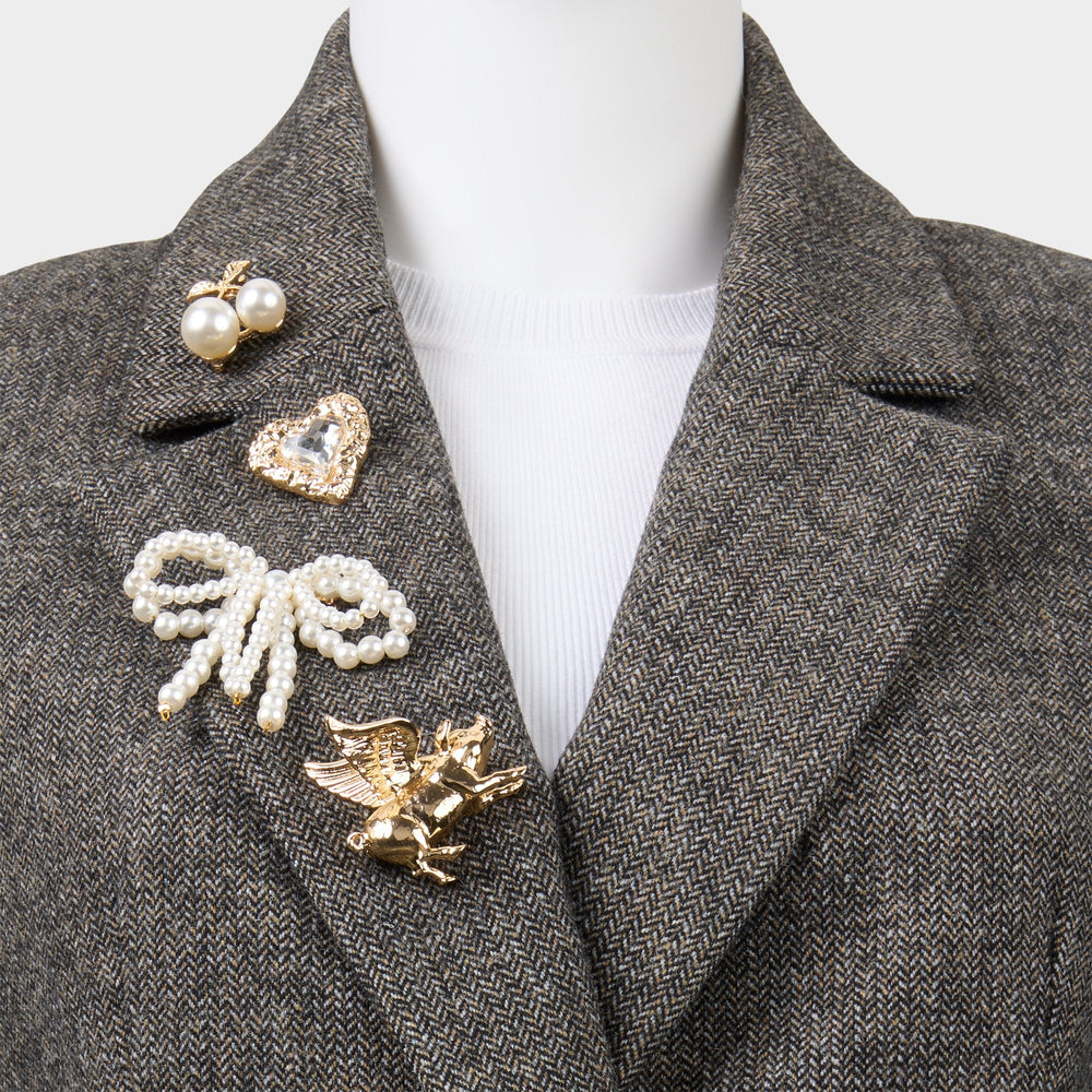 Aldo Cocquettepins in Ice - Decorative brooch Women|Accessories