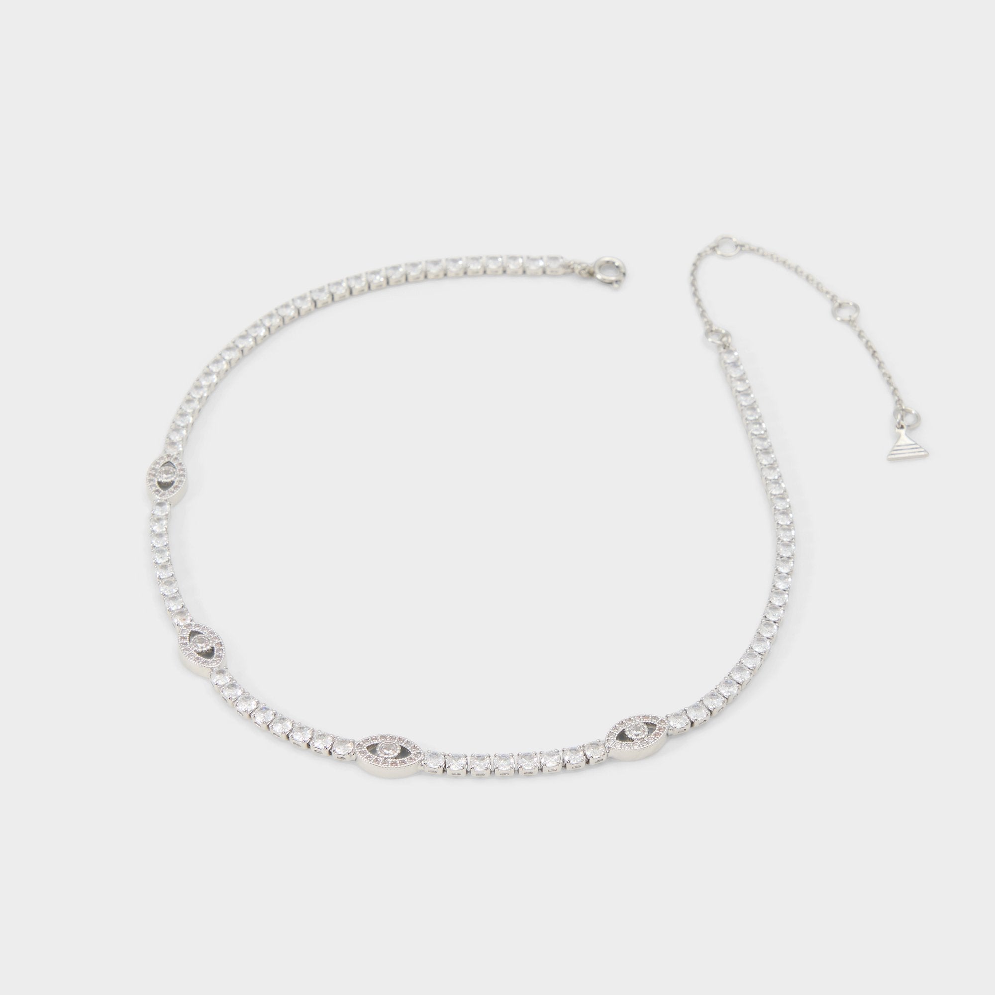 Aldo Elbaeraen in Silver Clear Multi - Choker necklace Women