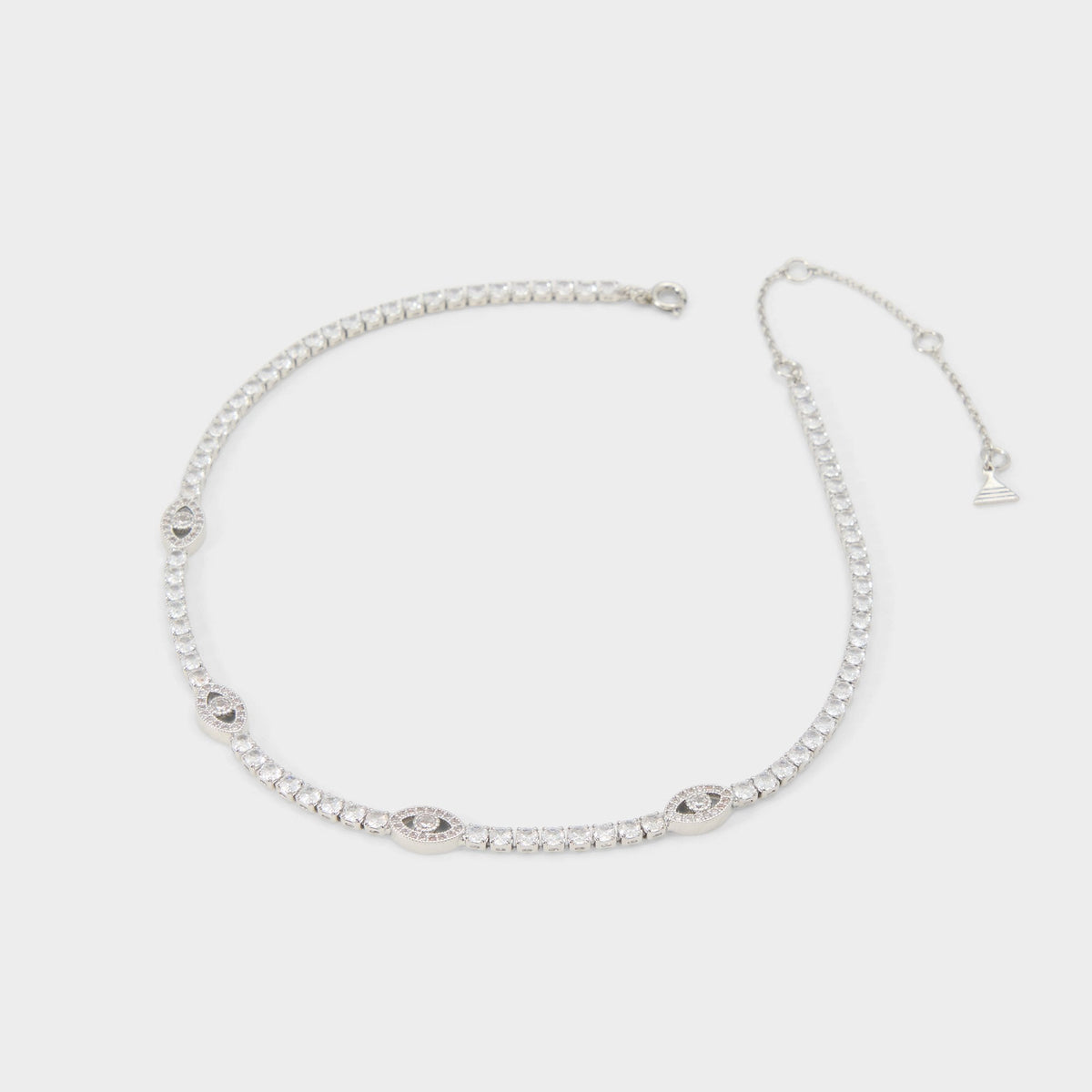 Aldo Elbaeraen in Silver Clear Multi - Choker necklace Women