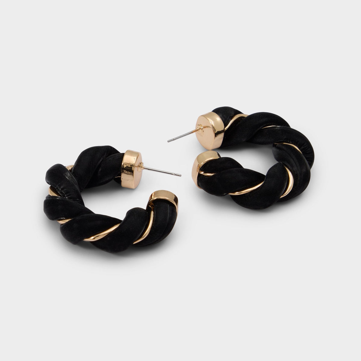 Aldo Twists in Black Gold Multi - Hoop earrings Women|Accessories