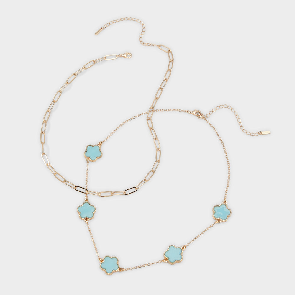 Aldo Feelinblue Turquoise Women's Necklaces - Layered necklace Women|Accessories