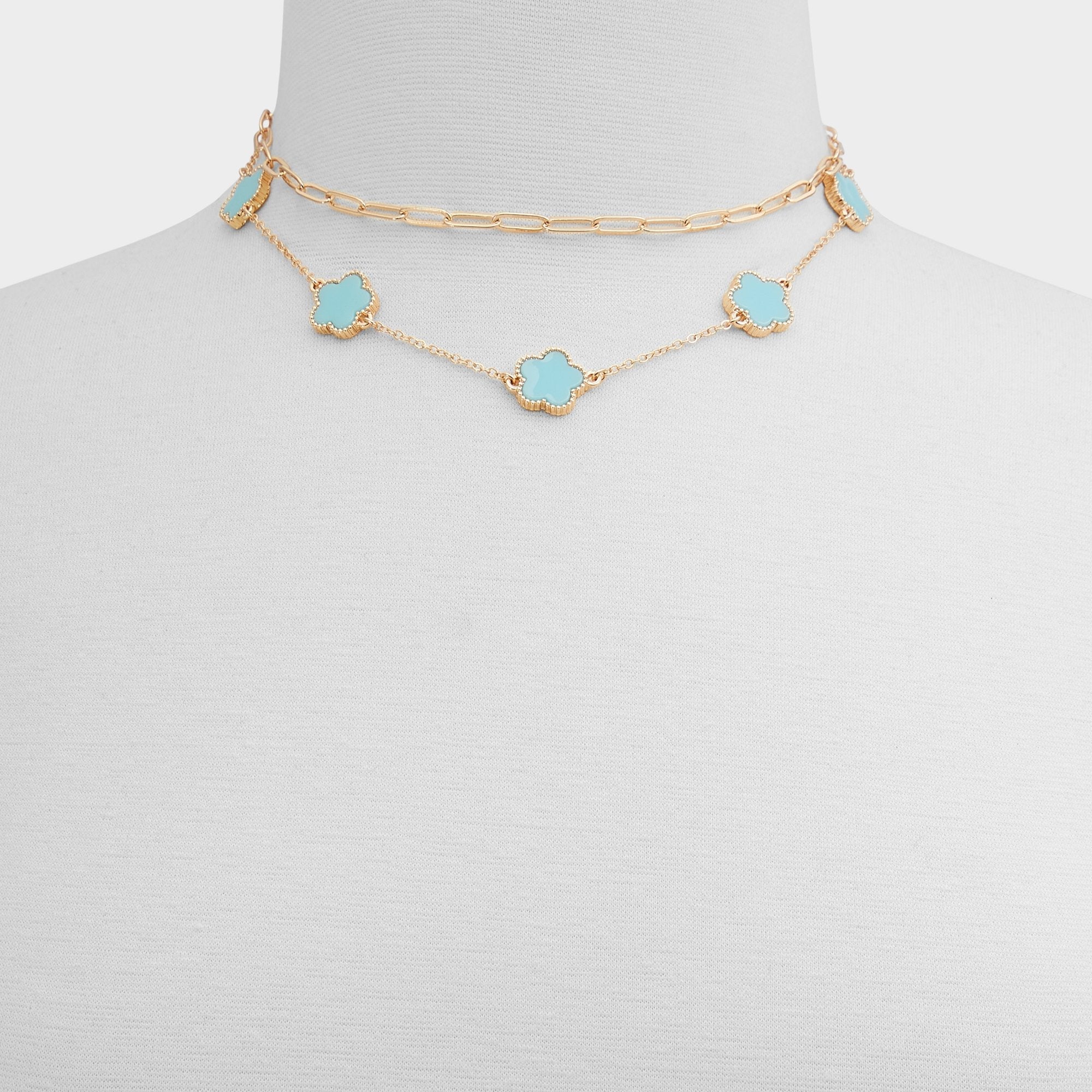 Aldo Feelinblue Turquoise Women's Necklaces - Layered necklace Women|Accessories