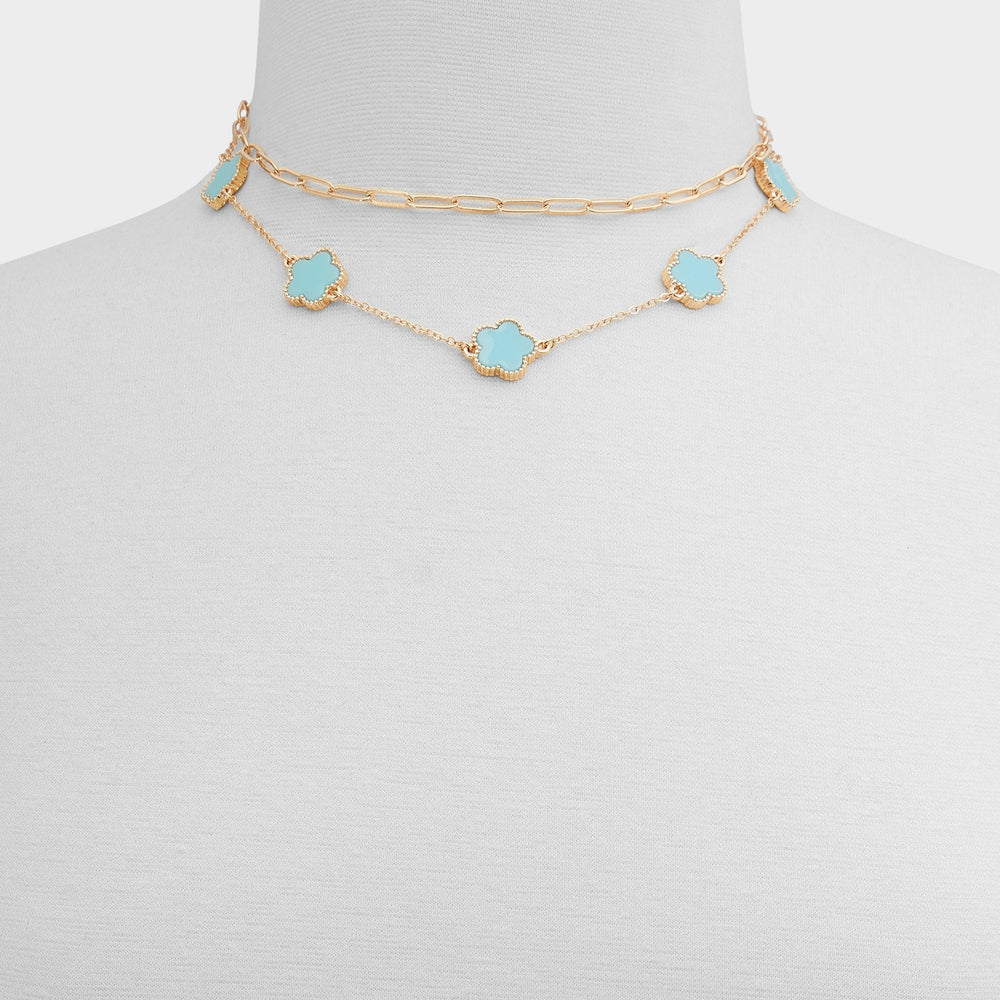 Aldo Feelinblue Turquoise Women's Necklaces - Layered necklace Women|Accessories