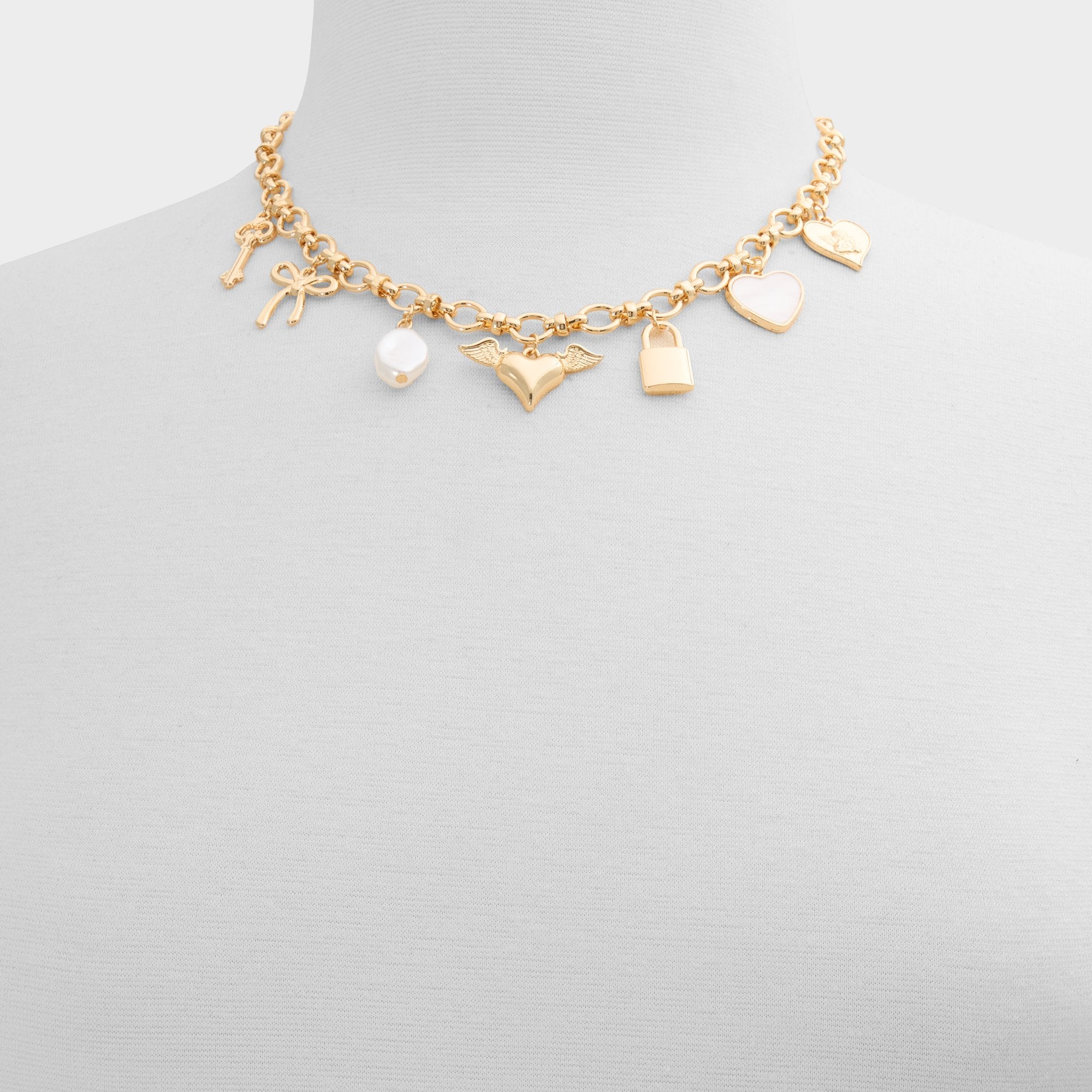 Aldo Cupidscharms in Ice - Charm necklace Women|Accessories