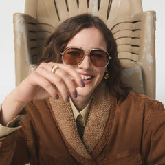 Aldo Frejja in Gold - Aviator sunglasses Women|Accessories