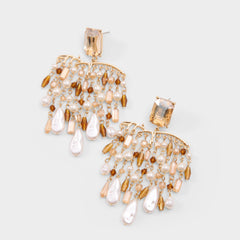 Aldo Goldest in Champagne - Chandelier earrings Women|Accessories