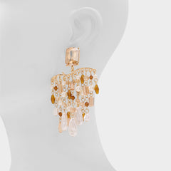 Aldo Goldest in Champagne - Chandelier earrings Women|Accessories