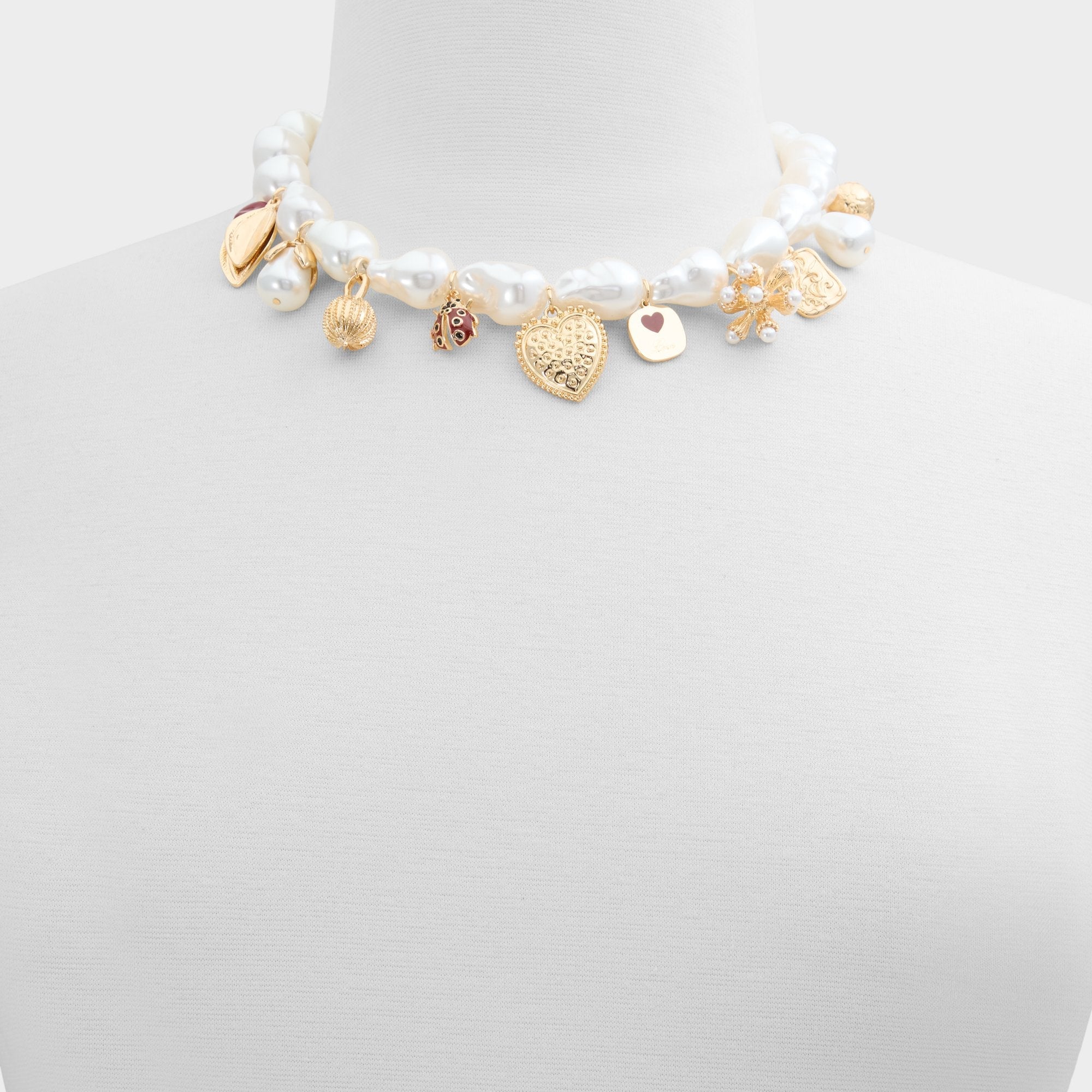 Aldo Charmsinlove Red Women's Necklaces - Charm necklace Women|Accessories