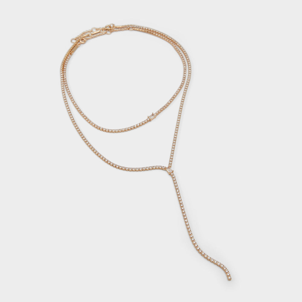 Aldo Alata Gold/Clear Multi Women's Cubic Zirconia - Necklace Women|Accessories