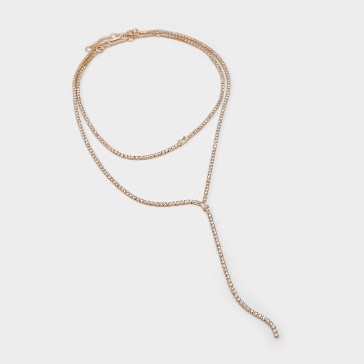Aldo Alata Gold/Clear Multi Women's Cubic Zirconia - Necklace Women|Accessories