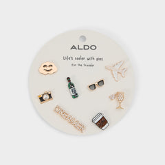 Aldo Traveler Gold/Clear Multi Women's Accessories - Decorative pins Women|Accessories