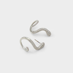 Aldo Popeye Silver/Clear Multi Women's Earrings - Earrings Women|Accessories