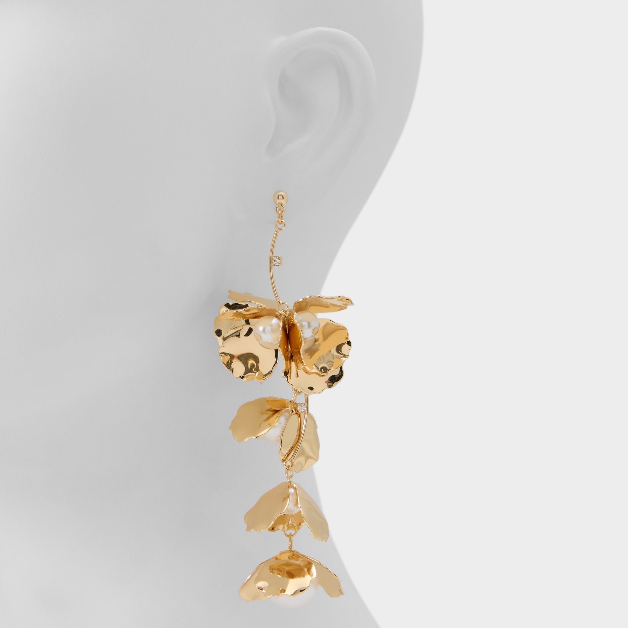 Aldo Serrenna Gold Women's Earrings - Chandelier earrings Women|Accessories