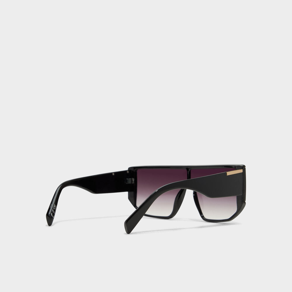 Aldo Thiedan Black/Gold Multi Women's Shield - Shield sunglasses Women|Accessories