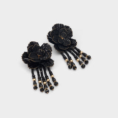 Aldo Petalia Black/Gold Multi Women's Earrings - Statement earrings Women|Accessories
