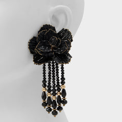 Aldo Petalia Black/Gold Multi Women's Earrings - Statement earrings Women|Accessories