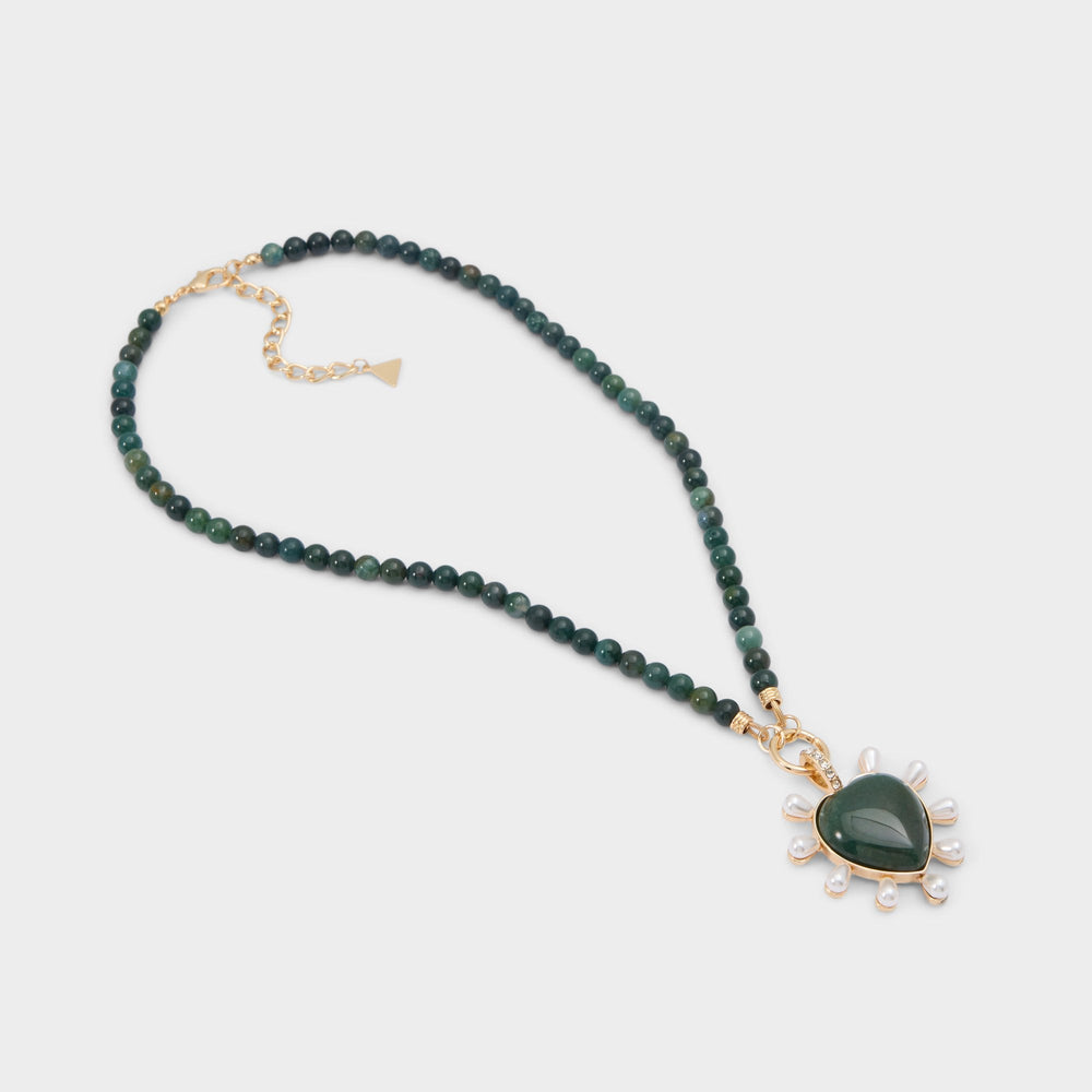 Aldo Preciousheart in Dark Green - Necklace Women|Accessories
