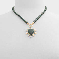 Aldo Preciousheart in Dark Green - Necklace Women|Accessories