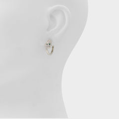 Aldo Strigidae in Silver Clear Multi - Hoop earrings Women|Accessories